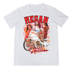 Megan Thee Stallion Bold and Fierce Graphic T-Shirt (Red)