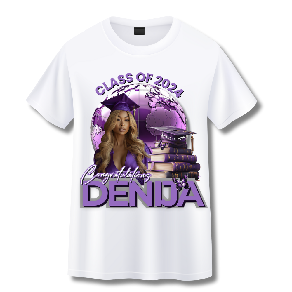 Globe & Books Graduation T-Shirt